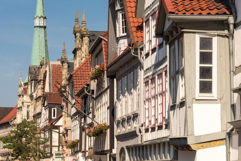 Fassaden in der Hamelner Altstadt